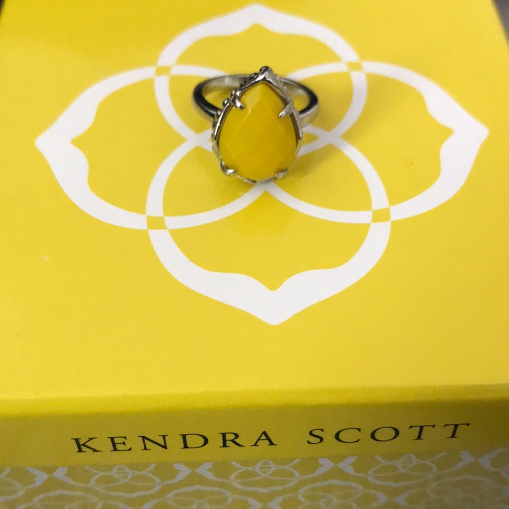 Yellow Kendra Scott Ring
